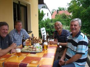 Günter B., Didi, Fritz, Günter W.